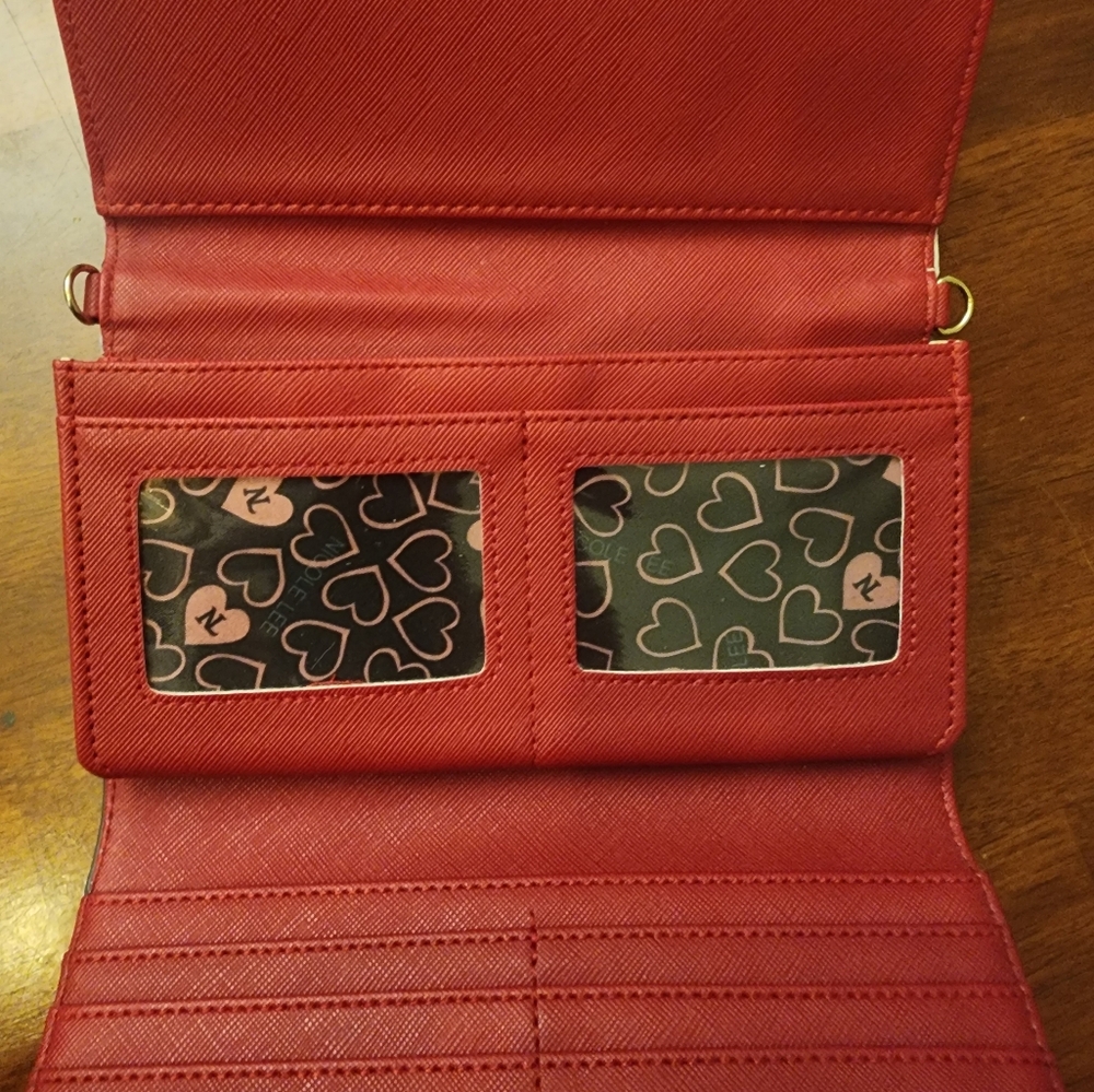 Nicole Lee Faux Leather Trifold Wallet "PARIS" New no Tags - Picture 10 of 14